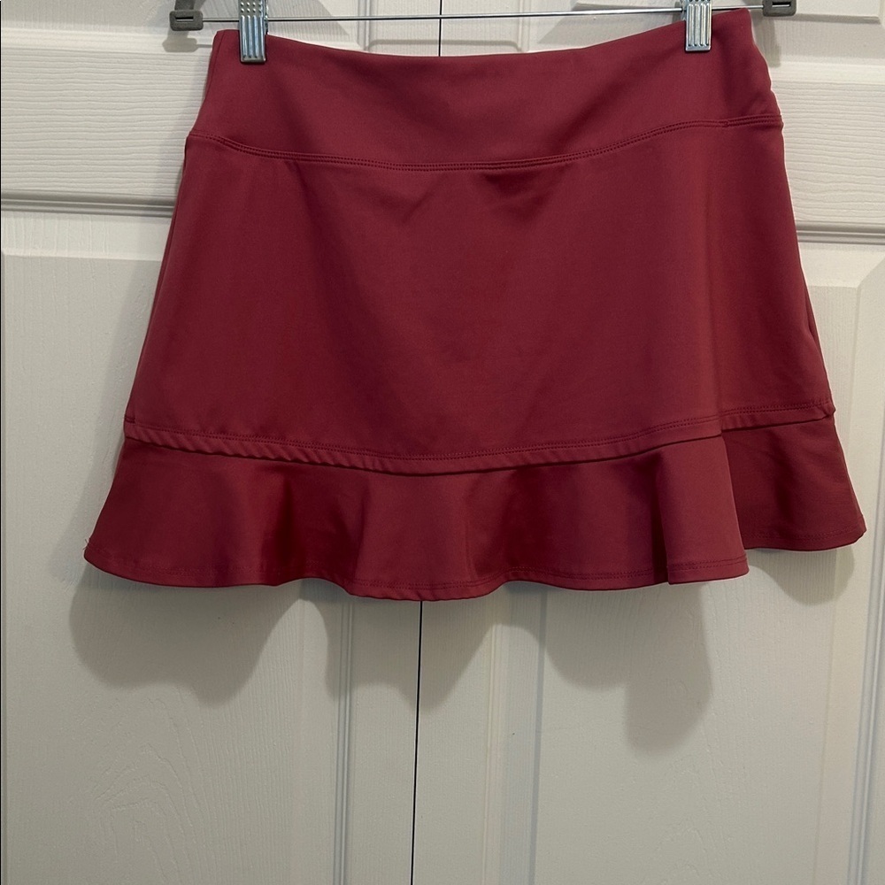 Sincerely Jules Red Mini Skirt Gulf and Tennis Women Size Medium. - Picture 3 of 8